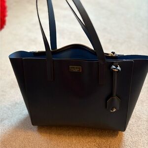 Kate Spade Navy Blue Tote Bag